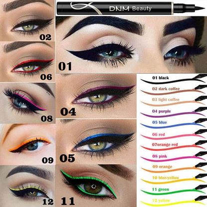 Image de 12 Colors Liquid Eyeliner Pen