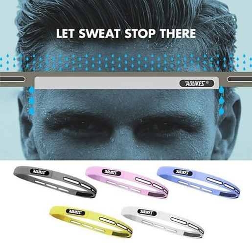 Picture of Adjustable Silicone Sports Headband