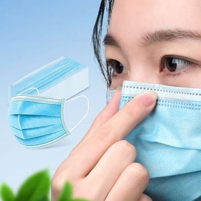 Picture of 10PCS 3 Layers Non-woven Filter Bacteria Face Mask