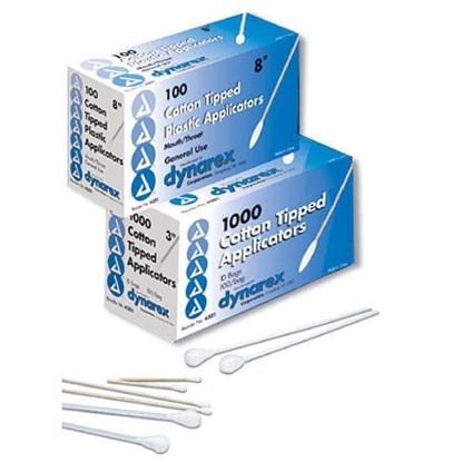 Picture of Mouth/Throat 8  Cotton-Tipped Applicators Bx/100 Non-Sterile