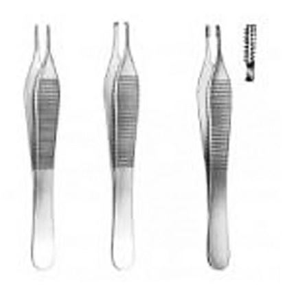 Foto de Adson Forceps- 4 3/4 - 1 X 2 Teeth