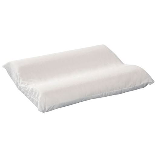 Foto de Contoured Foam Cervical Pillow Standard w/White Cover