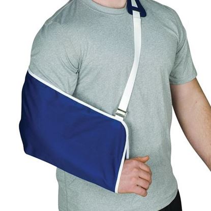 Foto de Blue Jay Universal Arm Sling with Shoulder Comfort Pad-Blue