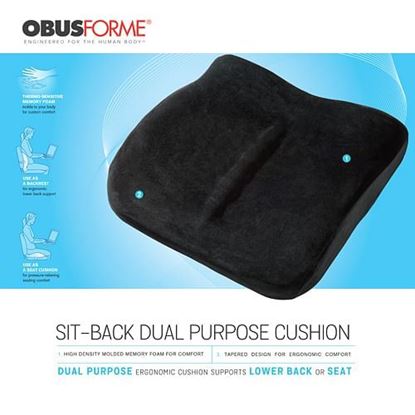 Foto de The Sitback Cushion Obusforme  Black