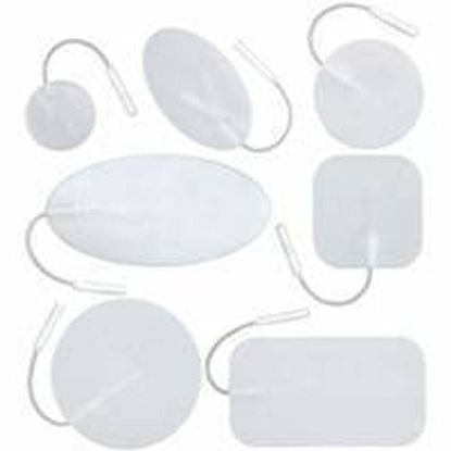 Picture of Electrodes  2 x3.5  Rectangle Choice Foam  Pigtail  Pk/4