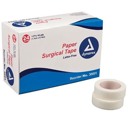 Foto de Surgical Tape Paper 1 x 10 Yds.  Bx/12