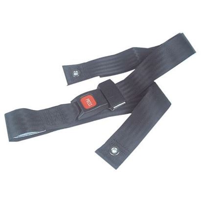 Picture of Wheelchair Seat  Belt Auto Type  Closure  Black