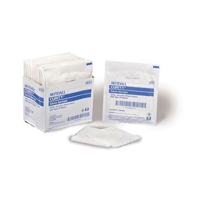 Picture of Curity Gauze Sponge 4x4 12ply Sterile Bx/50 (25-2's)