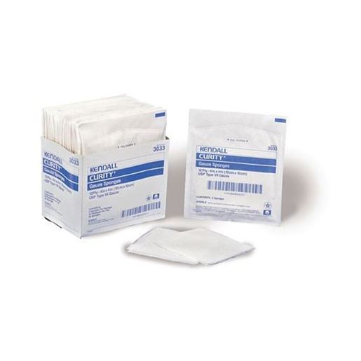 Foto de Curity Gauze Sponge 4x4 12ply Sterile Bx/50 (25-2's)