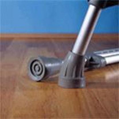 Picture of Crutch Tips Grey Large (pair)