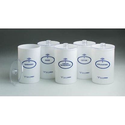 Foto de Sundry Jars- Labeled Glass (Set/5)   7  x 4.25