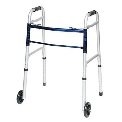 Picture of Folding Walker w/5  Wheels Adult--(ProBasic)