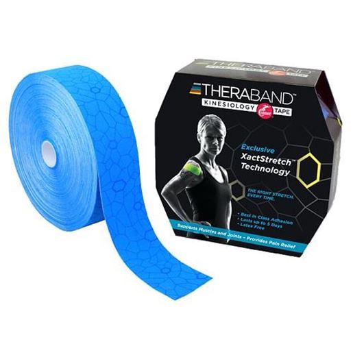 Foto de TheraBand Kinesiology TapeBulk 2 x103.3'  Blue/Blue