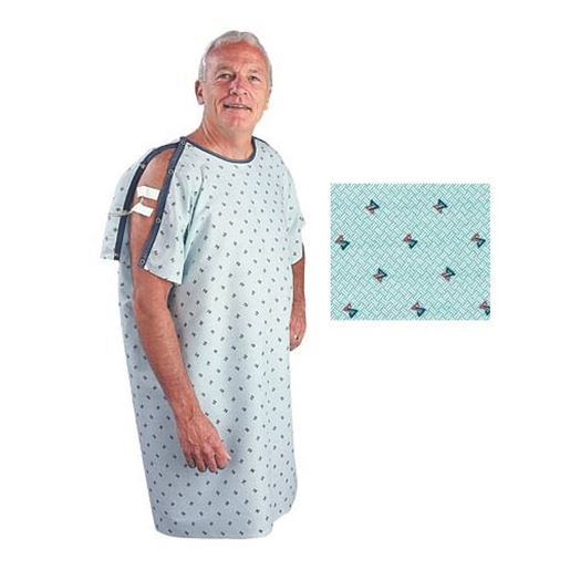 Foto de Patient I.V. Gown Geometric Print