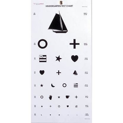 Picture of Kindergarten Eye Chart 22 x11