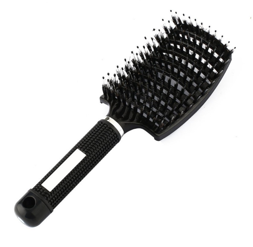 Foto de Hairbrush Anti Klit Brushy Haarborstel Women Detangler Hair Brush Bristle Nylon Scalp Massage Tangle Teaser Hair Brush Comb - Color: 4, brush: Brush, quantity: Set