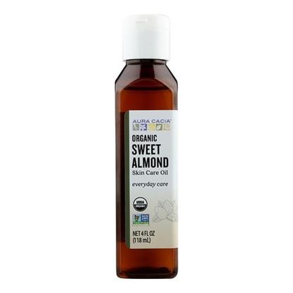 Picture of Aura Cacia - Organic Aromatherapy Sweet Almond Oil - 4 fl oz