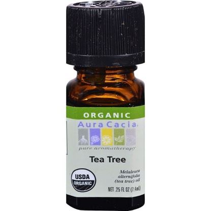 Picture of Aura Cacia - Organic Essential Oil - Tea Tree - .25 oz