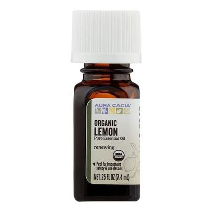 Picture of Aura Cacia - Organic Essential Oil - Lemon - .25 oz