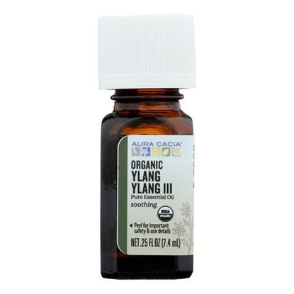 Picture of Aura Cacia - Organic Essential Oil - Ylang Ylang - .25 oz