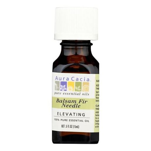 Picture of Aura Cacia - 100% Pure Essential Oil - Balsam Fir Needle - Elevating - .5 fl oz