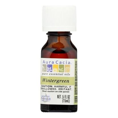 Picture of Aura Cacia - Pure Essential Oil Wintergreen - 0.5 fl oz