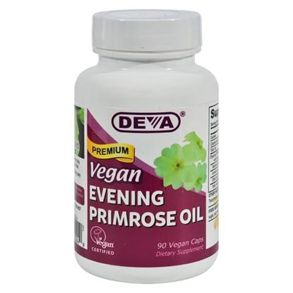 Picture of Deva Vegan Vitamins - Evening Primrose Oil - 90 Vegan Capsules