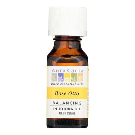 Picture of Aura Cacia - Rose Otto in Jojoba Oil - 0.5 fl oz