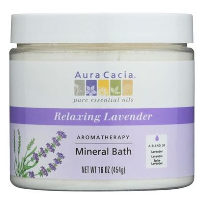 Picture of Aura Cacia - Aromatherapy Mineral Bath Lavender Harvest - 16 oz