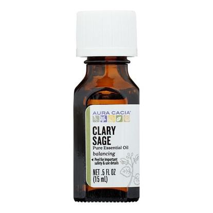 Picture of Aura Cacia - Essential Oil Clary Sage - 0.5 fl oz