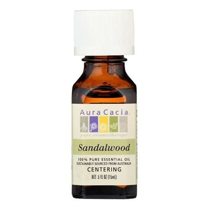 Picture of Aura Cacia - Essential Oil - Sandalwood - .5 oz