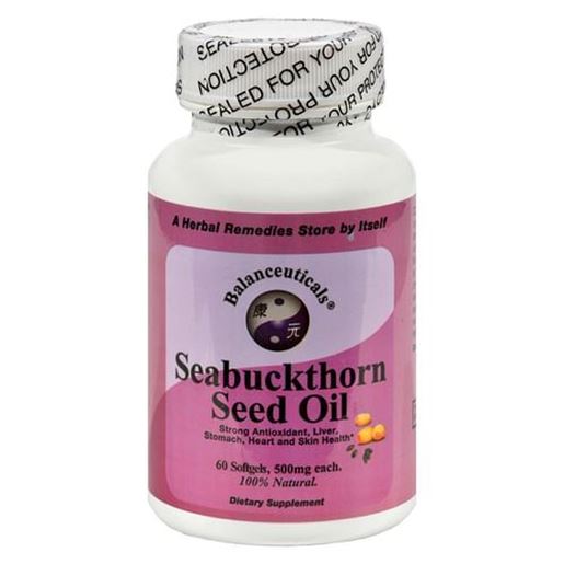 Picture of Balanceuticals Seabuckthorn Seed Oil - 500 mg - 60 Softgels