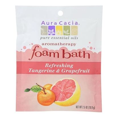 Picture of Aura Cacia - Foam Bath Refeshing Tangerine and Grapefruit - 2.5 oz - Case of 6