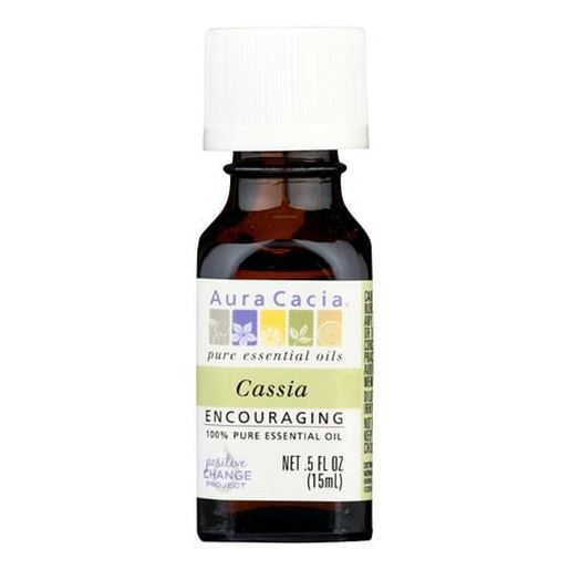 Picture of Aura Cacia - Pure Essential Oil Cassia Bark - 0.5 fl oz