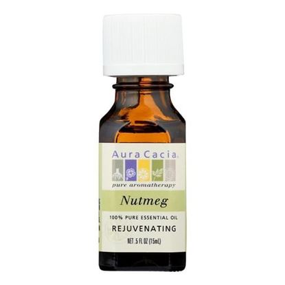 Picture of Aura Cacia - Pure Essential Oil Nutmeg - 0.5 fl oz