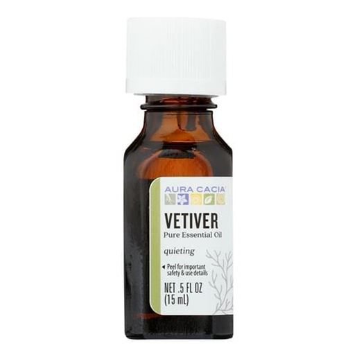 Picture of Aura Cacia - Pure Essential Oil Vetiver - 0.5 fl oz