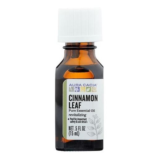 Picture of Aura Cacia - Pure Essential Oil Cinnamon Leaf - 0.5 fl oz