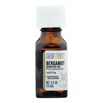 Picture of Aura Cacia - Pure Essential Oil Bergamot - 0.5 fl oz