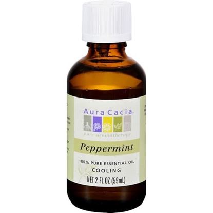 Picture of Aura Cacia - Peppermint Pure Essential Oil - 2 fl oz