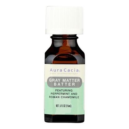 Picture of Aura Cacia - Essential Solutions Oil Gray Matter Batter - 0.5 fl oz