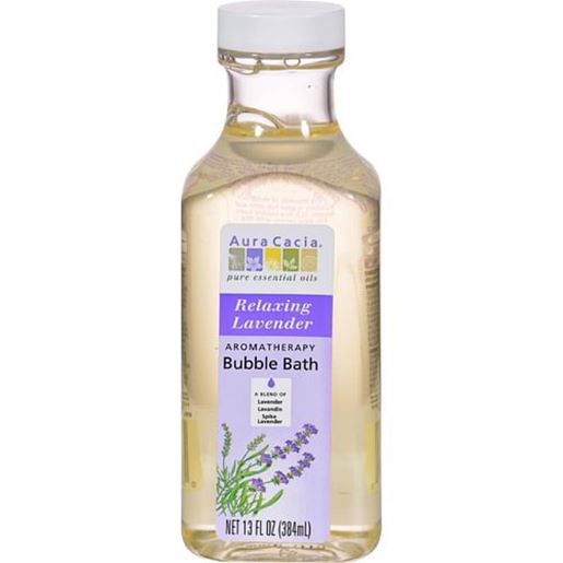 Picture of Aura Cacia - Aromatherapy Bubble Bath Relaxing Lavender - 13 fl oz