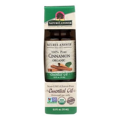 Picture of Nature's Answer - Organic Essential Oil - Cinnamon - 0.5 oz.