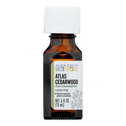 Picture of Aura Cacia - Essential Oil - Atlas Cedar wood - 0.5 FL oz.