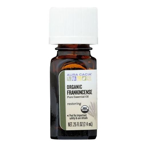 Picture of Aura Cacia - Organic Essential Oil - Frankincense - .25 fl oz