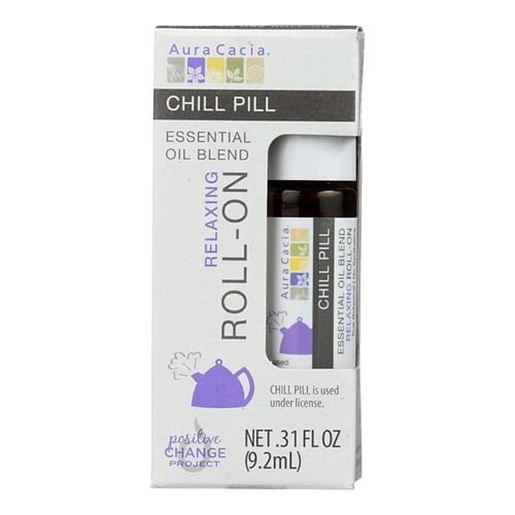 Picture of Aura Cacia - Roll On Essential Oil - Chill Pill - Case of 4 - .31 fl oz