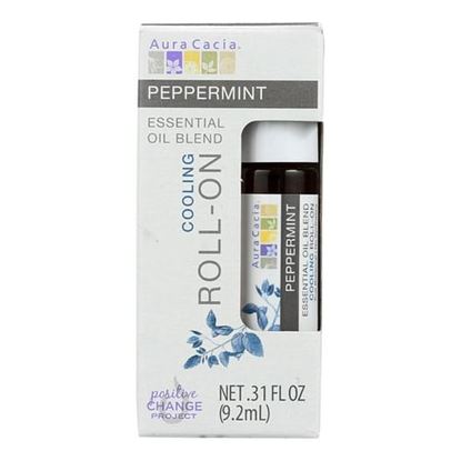 Picture of Aura Cacia - Roll On Essential Oil - Peppermint - Case of 4 - .31 fl oz