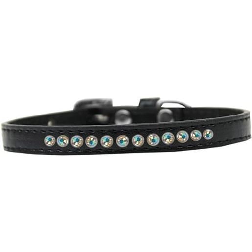 图片 AB Crystal Size 16 Black Puppy Collar