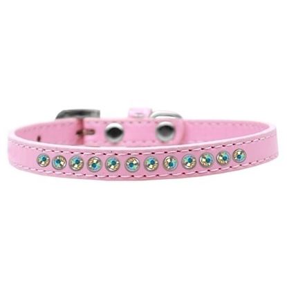 图片 AB Crystal Size 14 Light Pink Puppy Collar