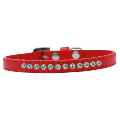 图片 AB Crystal Size 10 Red Puppy Collar