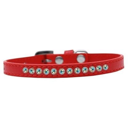 图片 AB Crystal Size 12 Red Puppy Collar